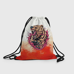 Рюкзак-мешок AngryBearrr, цвет: 3D-принт