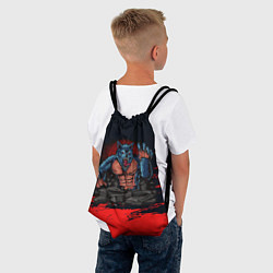 Рюкзак-мешок Вервульф, цвет: 3D-принт — фото 2