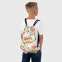 Рюкзак-мешок Яблочный пирог, цвет: 3D-принт — фото 2