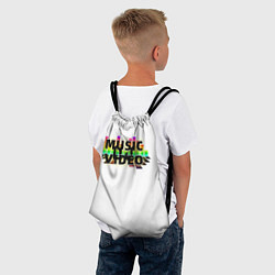 Рюкзак-мешок Merch - DJ MUSICVIDEO, цвет: 3D-принт — фото 2