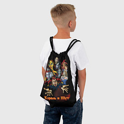 Рюкзак-мешок Король и Шут сказочные персонажи, цвет: 3D-принт — фото 2