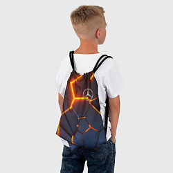 Рюкзак-мешок MERCEDES-BENZ AMG 3D ГЕОМЕТРИЯ, цвет: 3D-принт — фото 2