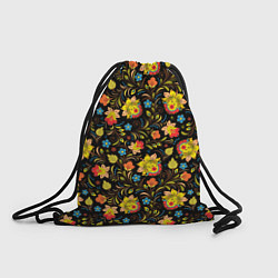 Рюкзак-мешок Хохломa, цвет: 3D-принт