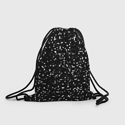 Рюкзак-мешок ЧБ мозаика, цвет: 3D-принт