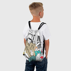 Рюкзак-мешок Сатору Годжо - Jujutsu Kaisen, цвет: 3D-принт — фото 2