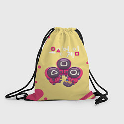 Рюкзак-мешок ИЗГОТАВЛИВАЮТ ВИЗИТКИ ОХРАНА, цвет: 3D-принт