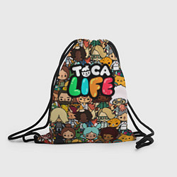 Рюкзак-мешок Toca Life: Persons, цвет: 3D-принт