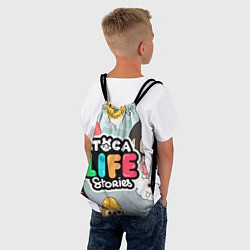 Рюкзак-мешок Toca Life: Stories, цвет: 3D-принт — фото 2