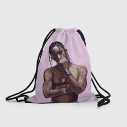 Рюкзак-мешок Задумчивый Трэвис, цвет: 3D-принт