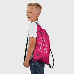 Рюкзак-мешок Игры на стене, цвет: 3D-принт — фото 2