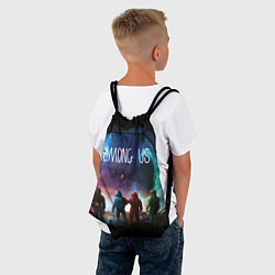Рюкзак-мешок AMONG US SPACE IMPOSTOR, цвет: 3D-принт — фото 2