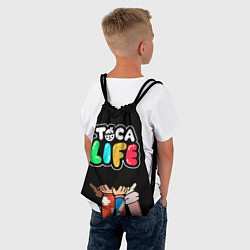 Рюкзак-мешок Toca Life: Friends, цвет: 3D-принт — фото 2