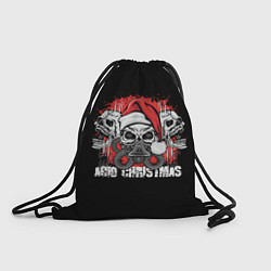 Рюкзак-мешок Mary Christmas черепа, цвет: 3D-принт