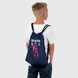 Рюкзак-мешок ТРЕУГОЛЬНИК НА СТРАЖЕ SQUID GAME, цвет: 3D-принт — фото 2