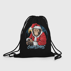 Рюкзак-мешок CHRISTMAS обезьяна, цвет: 3D-принт