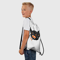 Рюкзак-мешок Черная Летучая Мышь, цвет: 3D-принт — фото 2