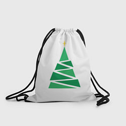 Рюкзак-мешок Рождественское дерево, цвет: 3D-принт