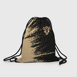 Рюкзак-мешок Black clover bull, цвет: 3D-принт