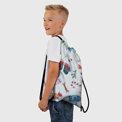 Рюкзак-мешок Шарики фонарики, цвет: 3D-принт — фото 2