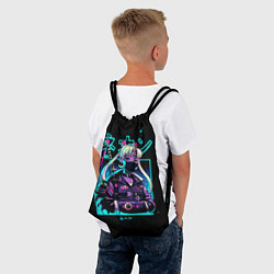 Рюкзак-мешок Сейлор Мун неон, цвет: 3D-принт — фото 2