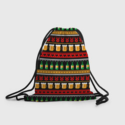 Рюкзак-мешок Пивной свитер, цвет: 3D-принт