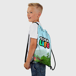 Рюкзак-мешок TOCA BOCA WORLD LOGO, цвет: 3D-принт — фото 2