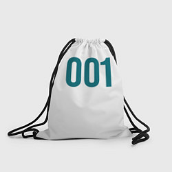 Рюкзак-мешок Squid game - О Иль Нам 001, цвет: 3D-принт