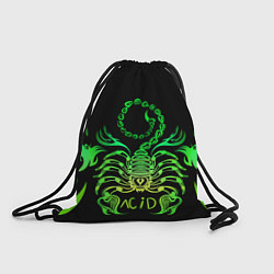 Рюкзак-мешок Acid scorpion, цвет: 3D-принт