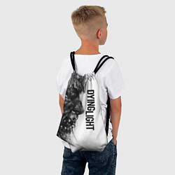 Рюкзак-мешок DYING LIGHT BLACK & WHITE ZOMBIE FACE, цвет: 3D-принт — фото 2