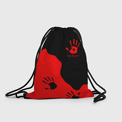 Рюкзак-мешок WE KNOW RED LOGO, цвет: 3D-принт