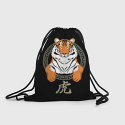 Рюкзак-мешок Тигр в рамке, цвет: 3D-принт