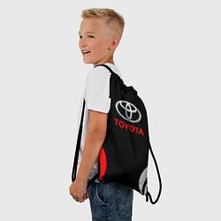 Рюкзак-мешок Автомобиль Toyota, цвет: 3D-принт — фото 2
