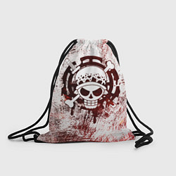 Рюкзак-мешок Трафальгар Ло Пираты сердца Весёлый Роджер, цвет: 3D-принт