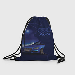 Рюкзак-мешок AUDI лого, цвет: 3D-принт
