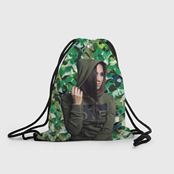 Рюкзак-мешок Olga Buzova - camouflage, цвет: 3D-принт