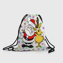 Мешок для обуви Счастливого всем Рождества