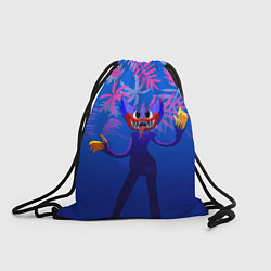 Рюкзак-мешок Poppy Playtime Тропические листья, цвет: 3D-принт