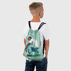 Рюкзак-мешок Мятный АСАП, цвет: 3D-принт — фото 2