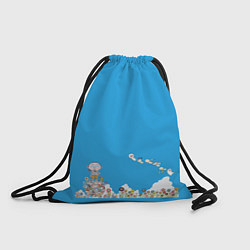 Рюкзак-мешок Такой разный Такаси Мураками, цвет: 3D-принт