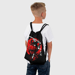 Рюкзак-мешок МОТО САМУРАЙ С КАТАНОЙ JAPAN SAMURAI, цвет: 3D-принт — фото 2