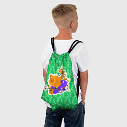 Рюкзак-мешок Новогодний тигра, цвет: 3D-принт — фото 2