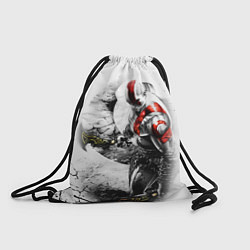 Рюкзак-мешок КРАТОС С МЕЧАМИ, БОГ ВОЙНЫ, цвет: 3D-принт