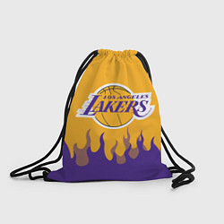 Мешок для обуви LA LAKERS NBA FIRE ЛЕЙКЕРС ОГОНЬ