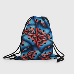 Рюкзак-мешок ЛИЦО ХАГИ ВАГИ, POPPY PLAYTIME, цвет: 3D-принт