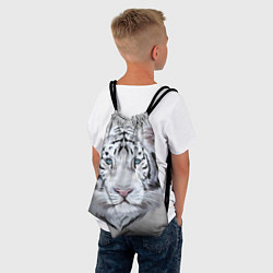 Рюкзак-мешок Снежный нежный тигр, цвет: 3D-принт — фото 2
