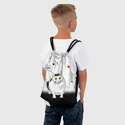 Рюкзак-мешок CAT LOVE, цвет: 3D-принт — фото 2