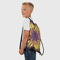 Рюкзак-мешок Цветок заката Абстракция 535-332-32-63, цвет: 3D-принт — фото 2