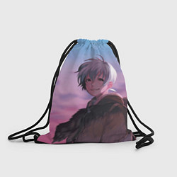 Рюкзак-мешок Фуши на закате, цвет: 3D-принт