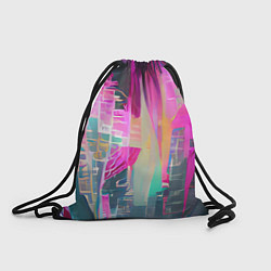 Рюкзак-мешок Кибер романтика, цвет: 3D-принт