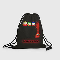 Рюкзак-мешок Южный парк главные персонажи South Park, цвет: 3D-принт